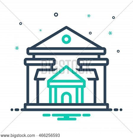 Mix Icon For University College Academy Institute Varsity Educational-institution Educational Instit