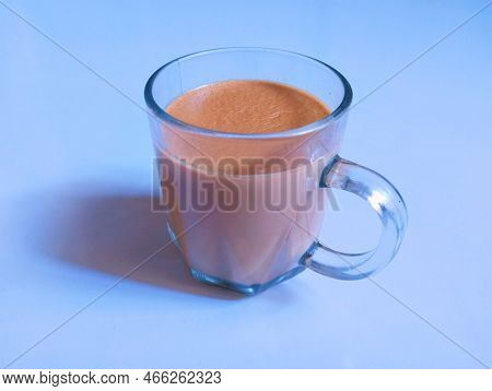 Cup Of A Milk Tea Creamy Milktea Caj (chai) Or Chaay Milk Shaicup A Famous Beverage Of South Asia In
