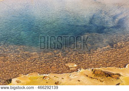 Calm Blue Water In A Hot Water Spring - Iceland