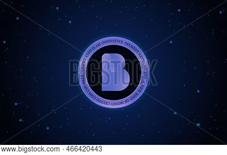 Biconomy-bico Coin Virtual Currency Images. 3d Illustration