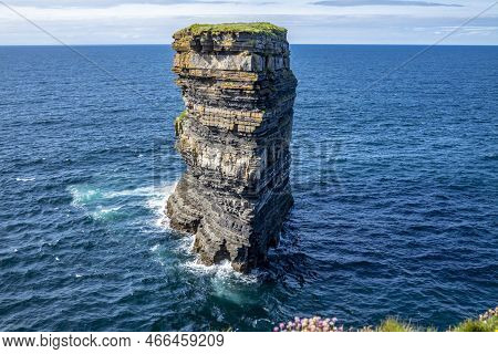 The Dun Briste Sea Stack Off The Cliffs Of Downpatrick Head In County Mayo - Ireland