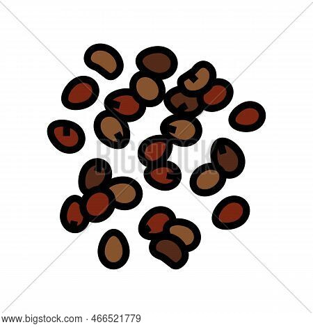 Sorghum Grain Food Color Icon Vector. Sorghum Grain Food Sign. Isolated Symbol Illustration