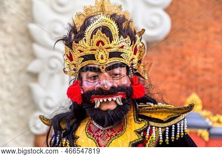 Bali, Indonesia - February 28, 2020: Traditional Balinese Dance Performed In Gwk Garuda Wisnu Kencan
