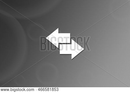 Transfer Icon On Black And White Background Abstract Illustration