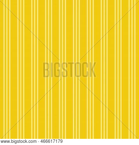 Yellow Striped Vector Seamless Pattern In Flat Style