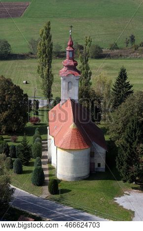 Parish Church Of The Sacred Heart Of Jesus And Saint Ladislaus In Mali Raven, Croatia