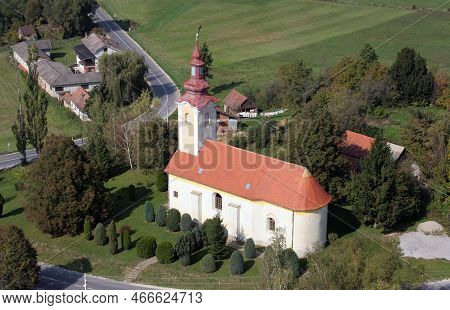 Parish Church Of The Sacred Heart Of Jesus And Saint Ladislaus In Mali Raven, Croatia