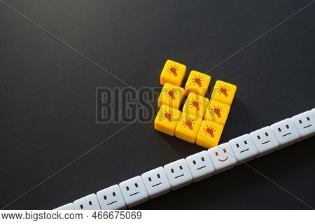 Creative And Smart. Ingenuity. Initiative, Make Success. Promising Talent. Inventor And Creator. Con