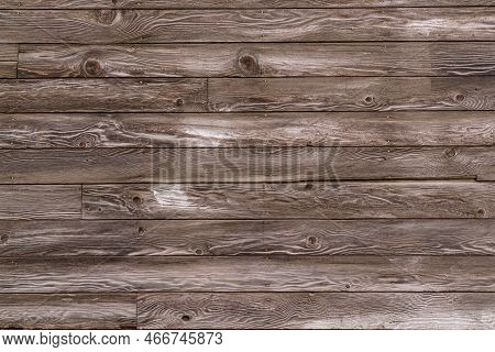 Old Gray Horizontal Weathered Wood Siding Background
