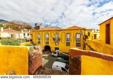 Sao Tiago Fortified Castle  In Funchal, Madeira, Portugal