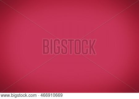 Trendy Magenta Color Viva 2023. Monochromatic Background With Dark Vignette.