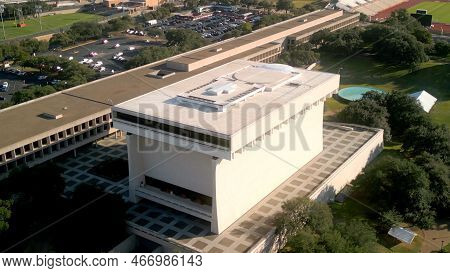 Lbj Lyndon Baines Johnson Library And Museum In Houston From Above - Austin, Texas - November 02, 20