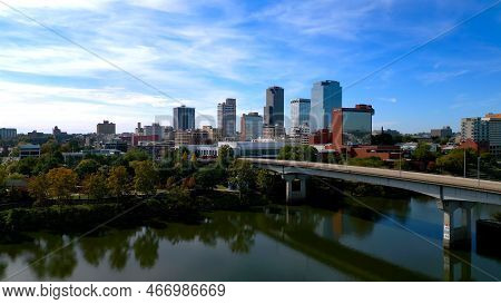 Skyline Of Little Rock The Capital City Of Arkansas - Little Rock, Arkansas - November 06, 2022