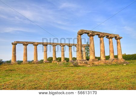 Tavole Palatine. Metaponto. Basilicata. Italy.