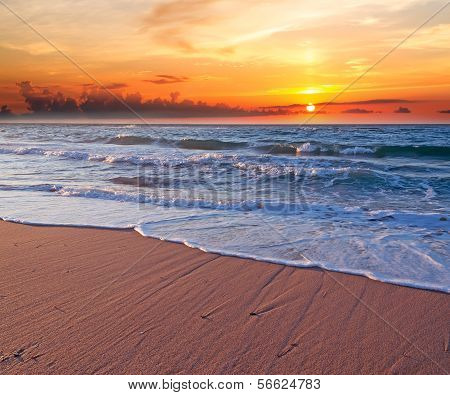 Sunset In Platamona