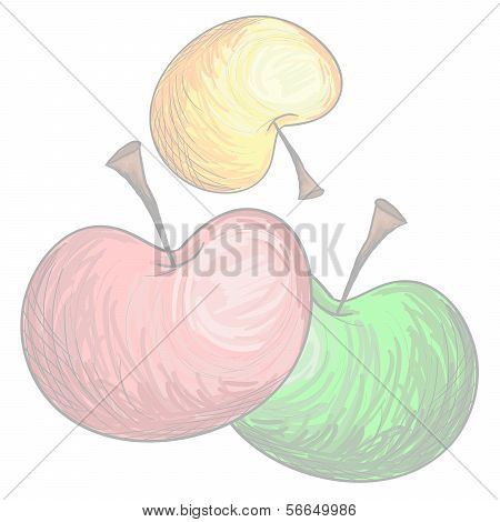 Sketch Apple.