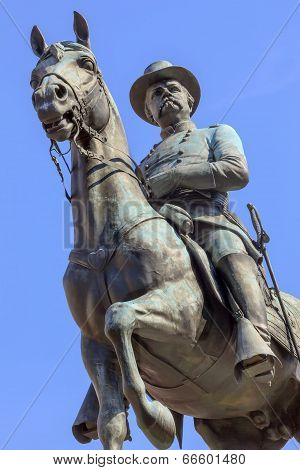 General Winfield Scott Hancock Equestrian Statue Civil War Memorial Washington Dc