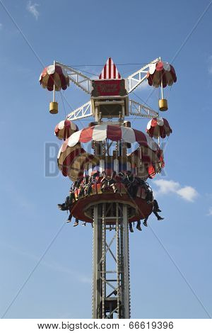 Coney Tower in Coney Island Luna Park in Brooklyn