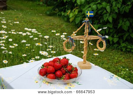 Strawberries At Midsummer.