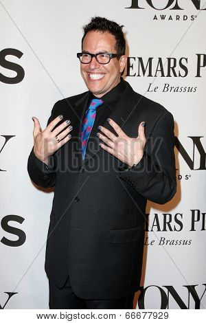 NEW YORK-JUNE 8: Director Michael Mayer attends American Theatre Wing's 68th Annual Tony Awards at Radio City Music Hall on June 8, 2014 in New York City.