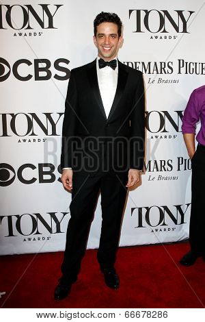 NEW YORK-JUNE 8: Actor Nick Cordero attends American Theatre Wing's 68th Annual Tony Awards at Radio City Music Hall on June 8, 2014 in New York City.