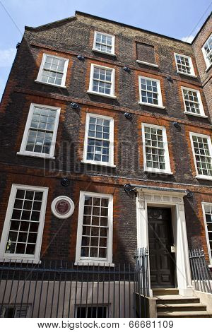 Dr Samuel Johnson's House In London