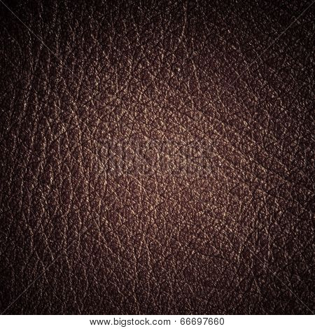 Brown Textured Leather Grunge Background Closeup
