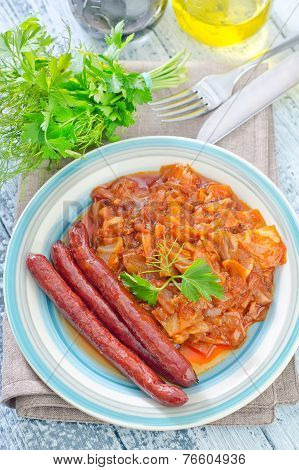 fried cabbage