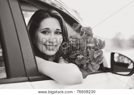 Girl  With Poppies