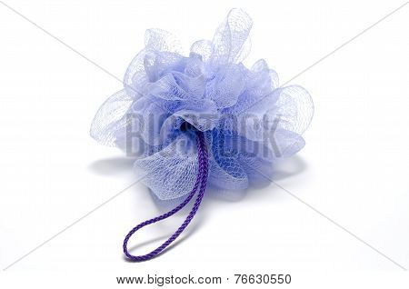 Purple Bath Puff