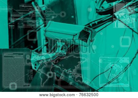 Cctv Camera Technology On Screen Display