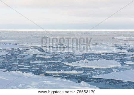 Drift Ice, Sea Of Okhotsk, Japan