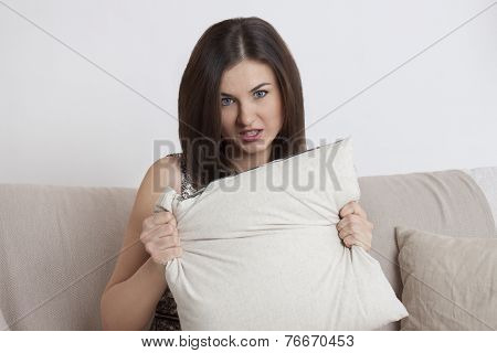 The Girl On The Couch. Emotions
