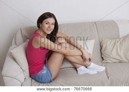 The Girl On The Couch. Emotions