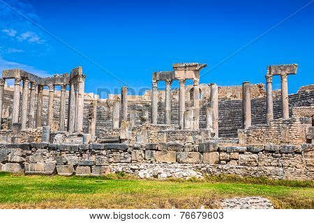 Ancient Roman City In Tunisia, Dougga
