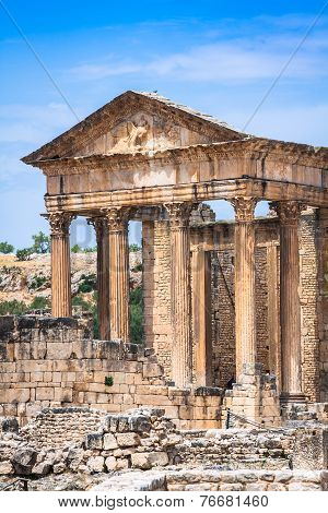 Dougga, Roman Ruins: A Unesco World Heritage Site In Tunisia