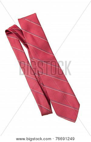 Red With Strips Business Neck Tie