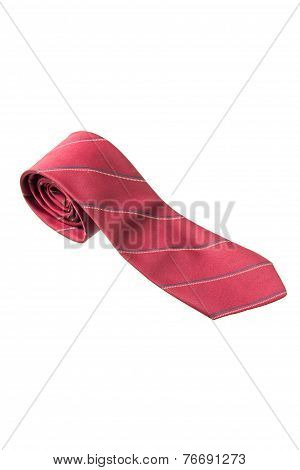 Red With Strips Business Neck Tie
