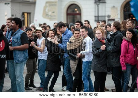 the international Flashmob day of rueda de Casino.