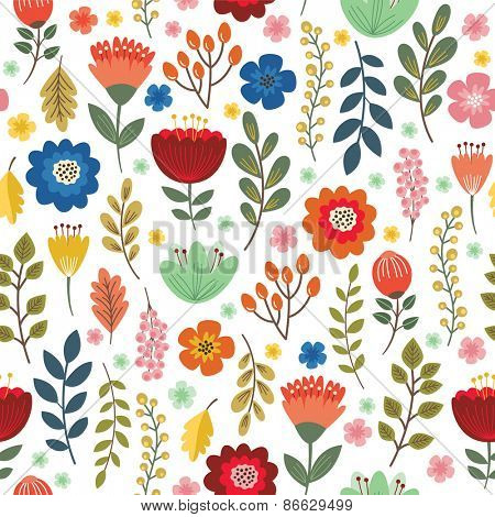 floral seamless pattern