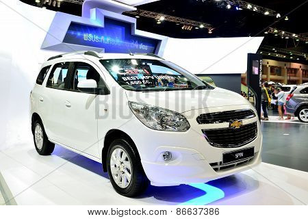Bangkok - March 26 : New Chevrolet Spin, Mini Mpv, On Display At 36Th Bangkok International Motor Sh