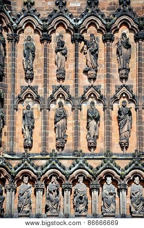 Lichfield Cathedral detail.