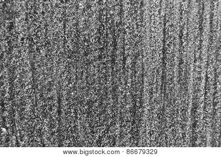 White Chalk Strokes On A Blackboard Texture Or Background