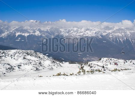 Alpine Winter Landscape