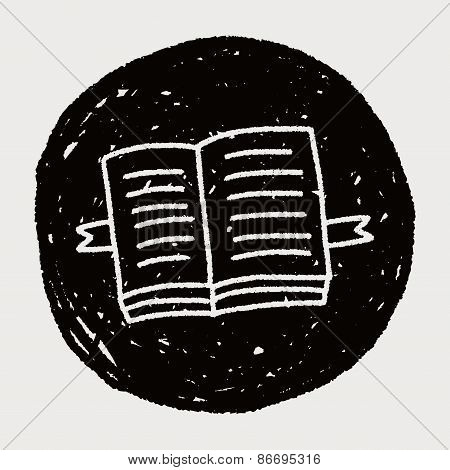 Doodle Open Book