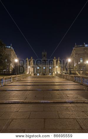 Path Leading To The Musei Capitolini