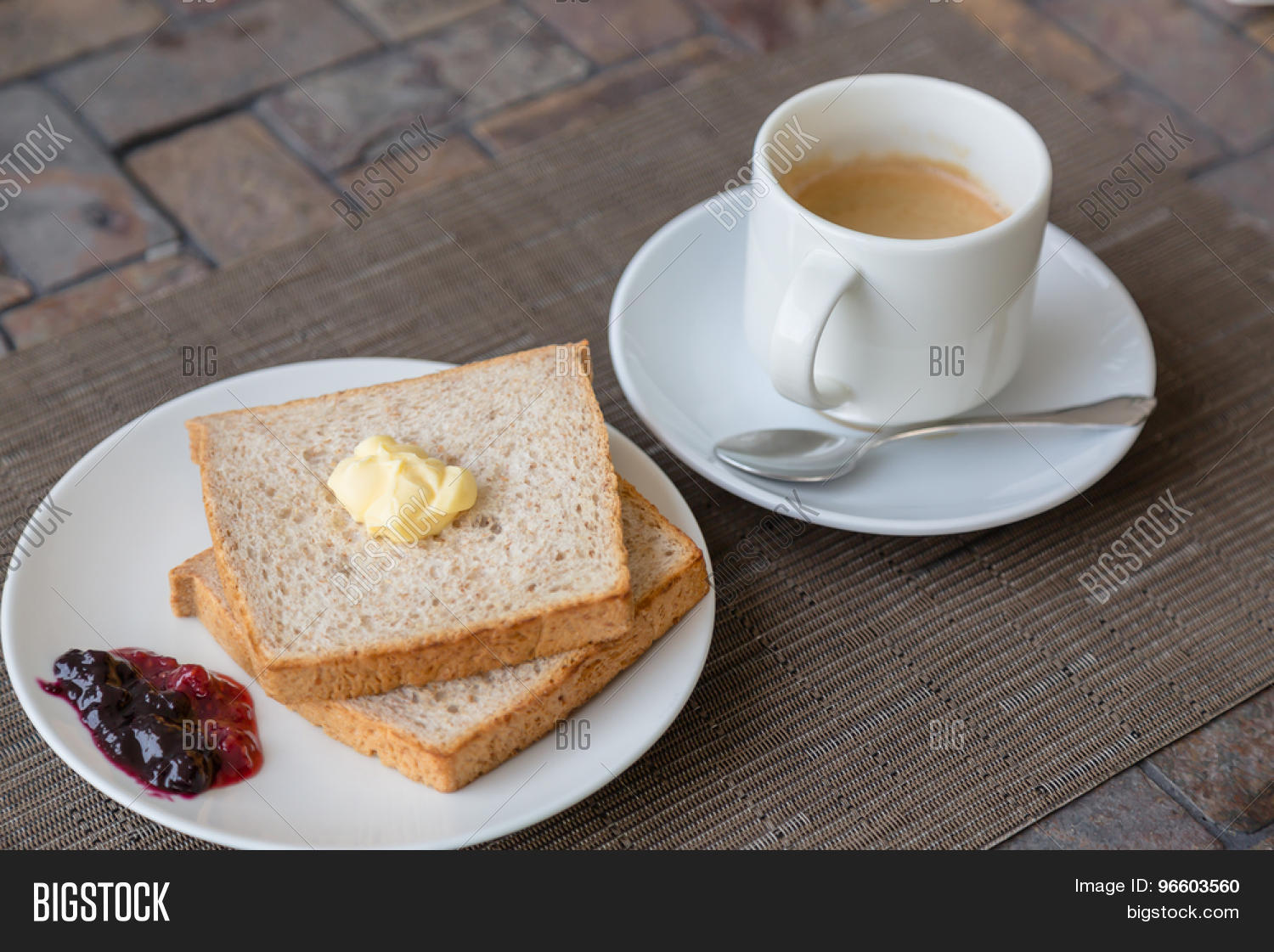 Breakfast Toast Coffee Image & Photo (Free Trial) Bigstock