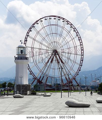 Big wheel and a beacon
