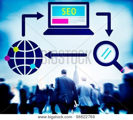 SEO Search Engine Optimization Digital Computer Internet Concept