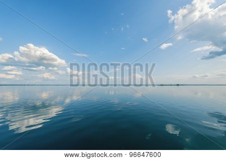 View of the lake